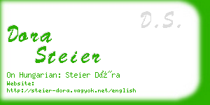 dora steier business card